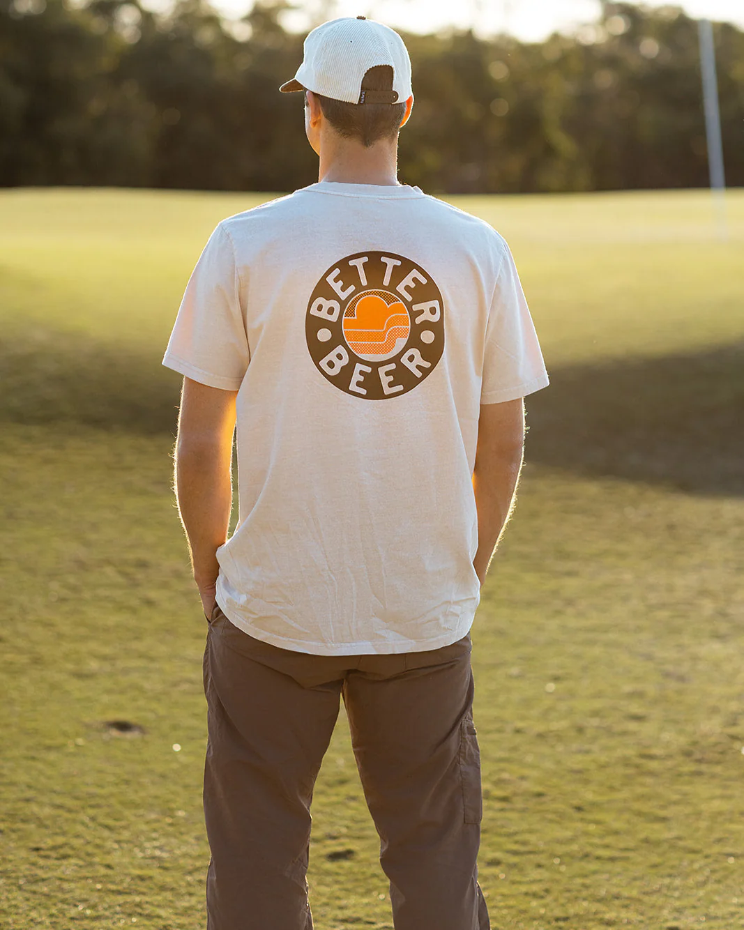 Aloha Sunset Tee - Sand - Image 6
