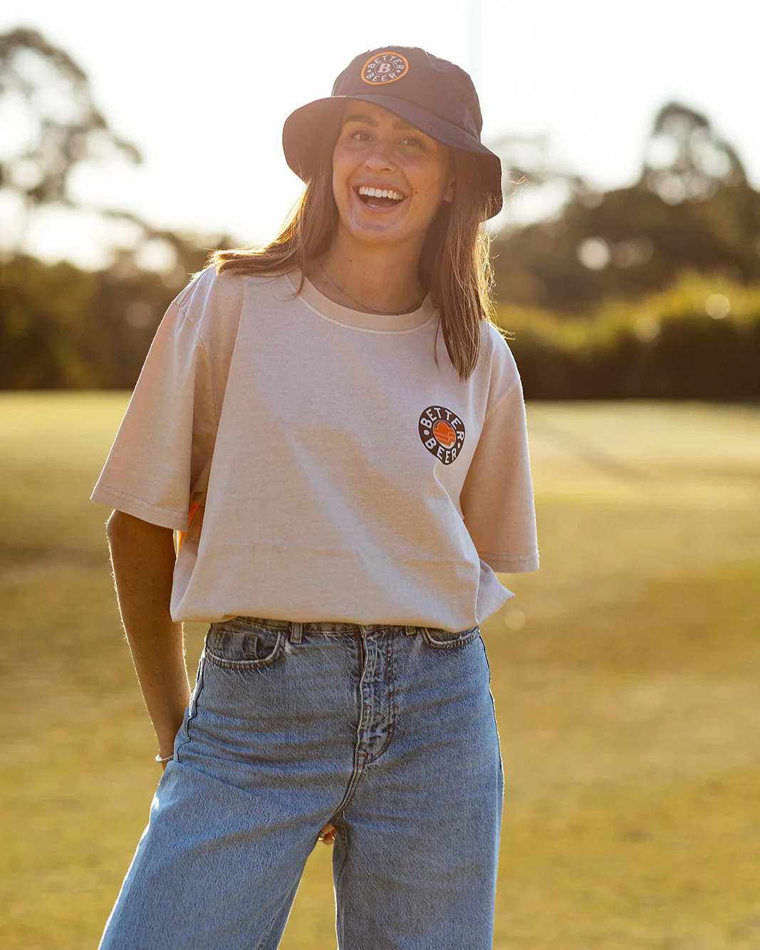 Aloha Sunset Tee - Sand - Image 8