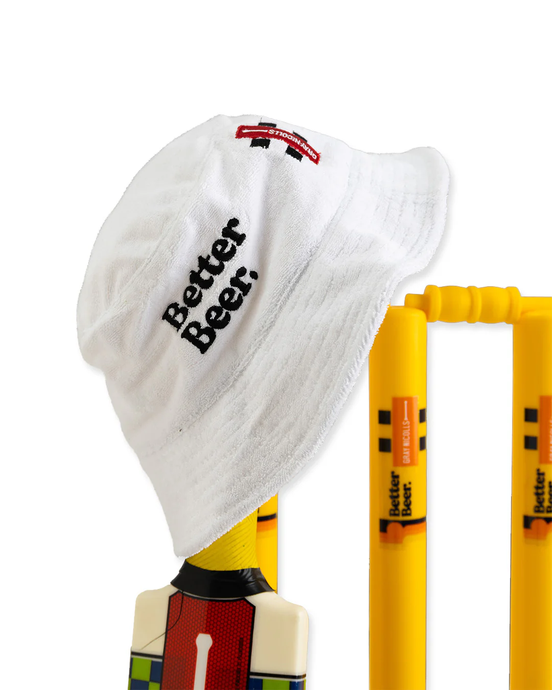 Gray-Nicolls x Better Beer Towelling Bucket Hat - Image 5