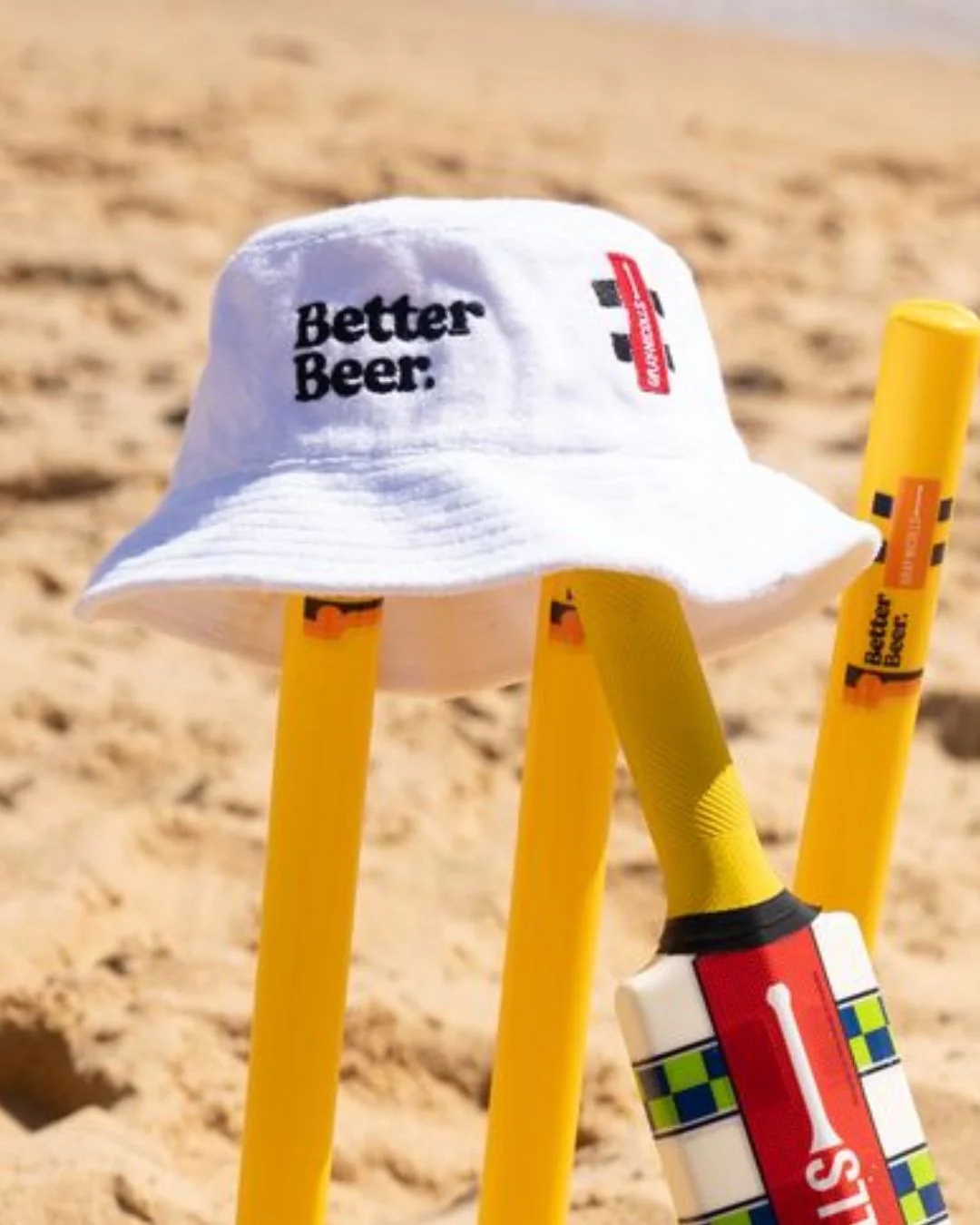 Gray-Nicolls x Better Beer Towelling Bucket Hat - Image 8