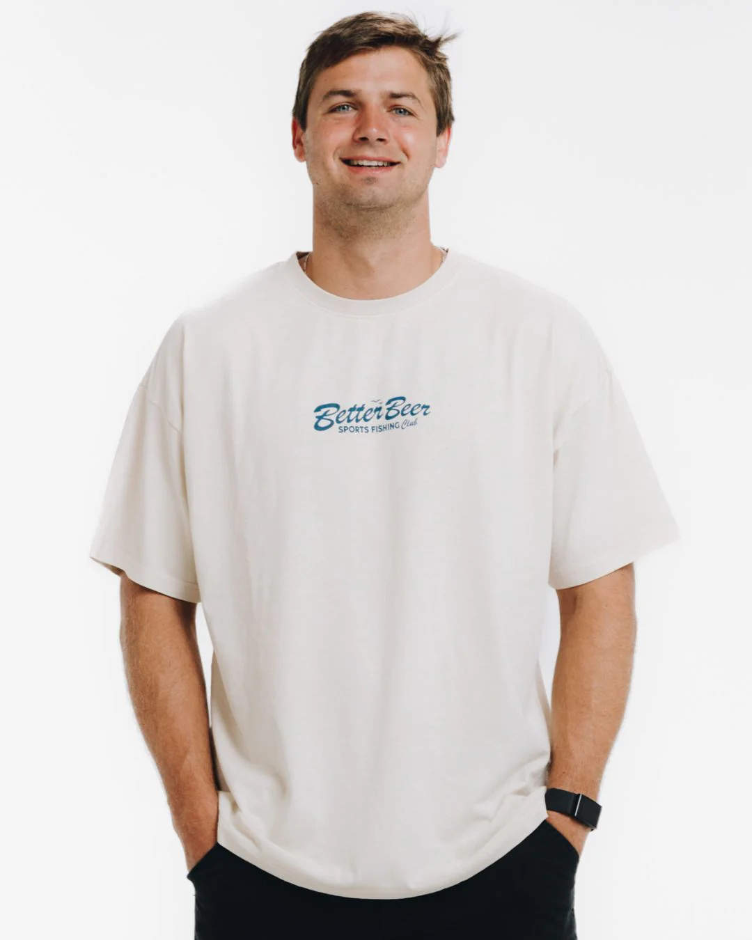 Fishing Club Tee - Mylk White - Image 3
