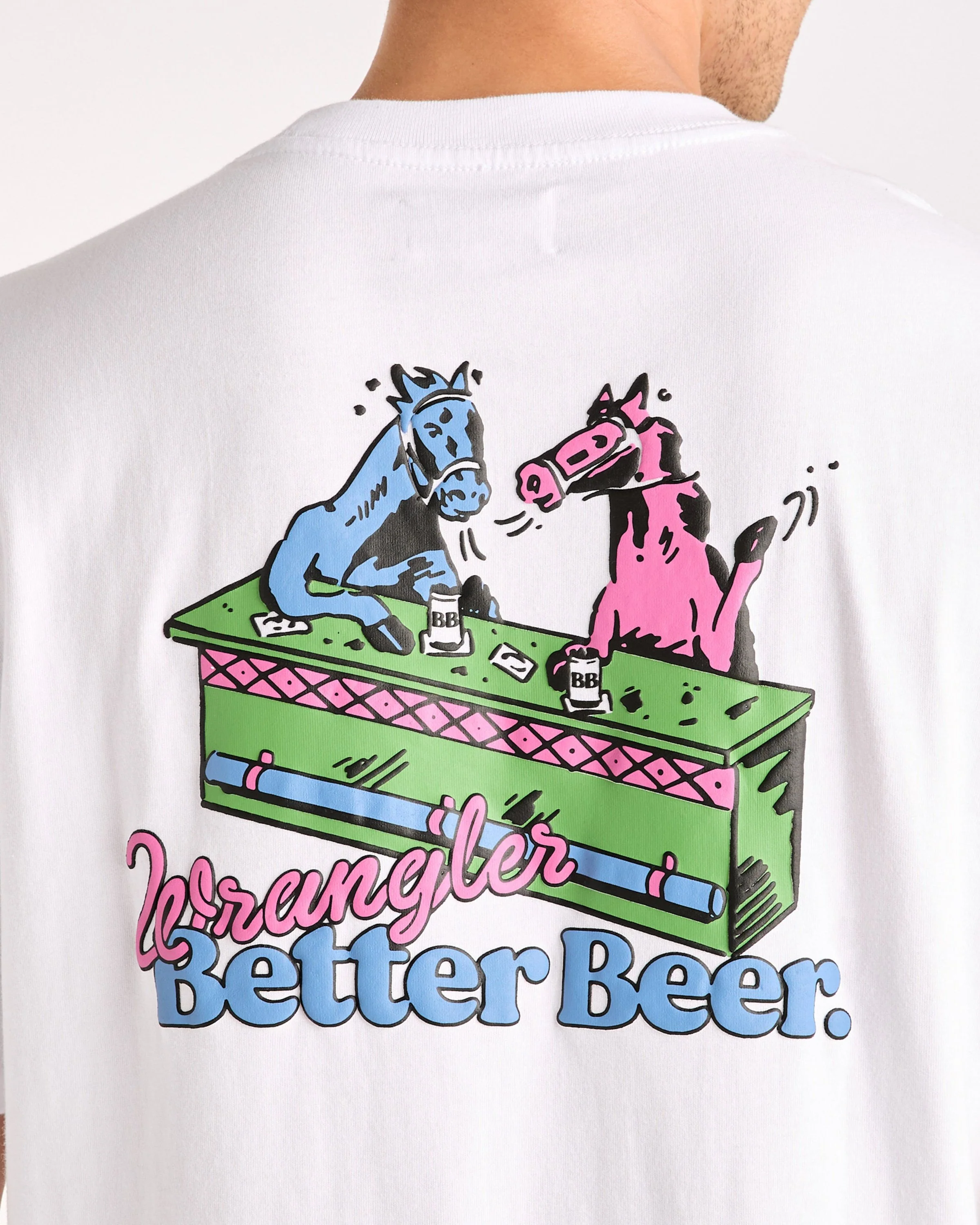 Crazy Eights Slacker Tee - White - Image 4