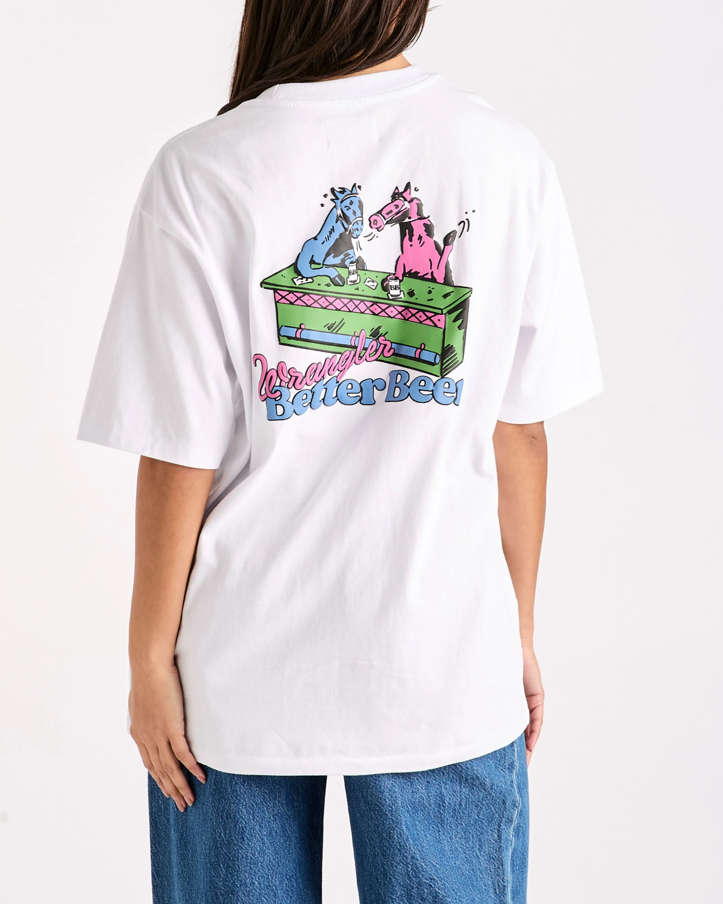 Crazy Eights Slacker Tee - White - Image 8
