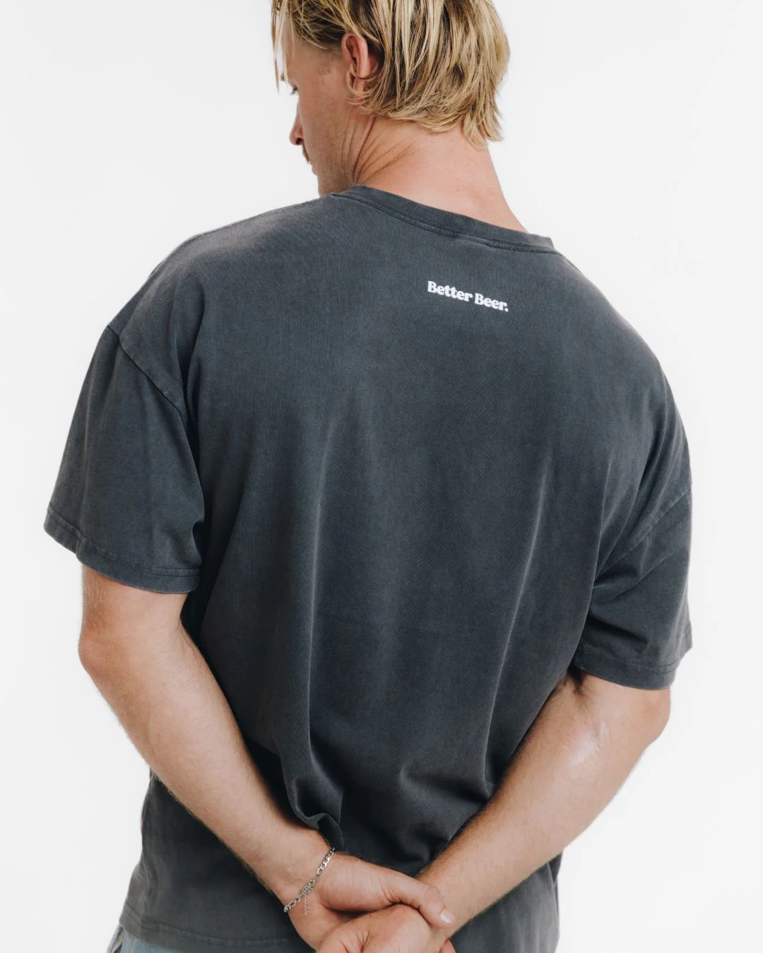 Great Handwriting Tee - Light Acid Black - Image 3