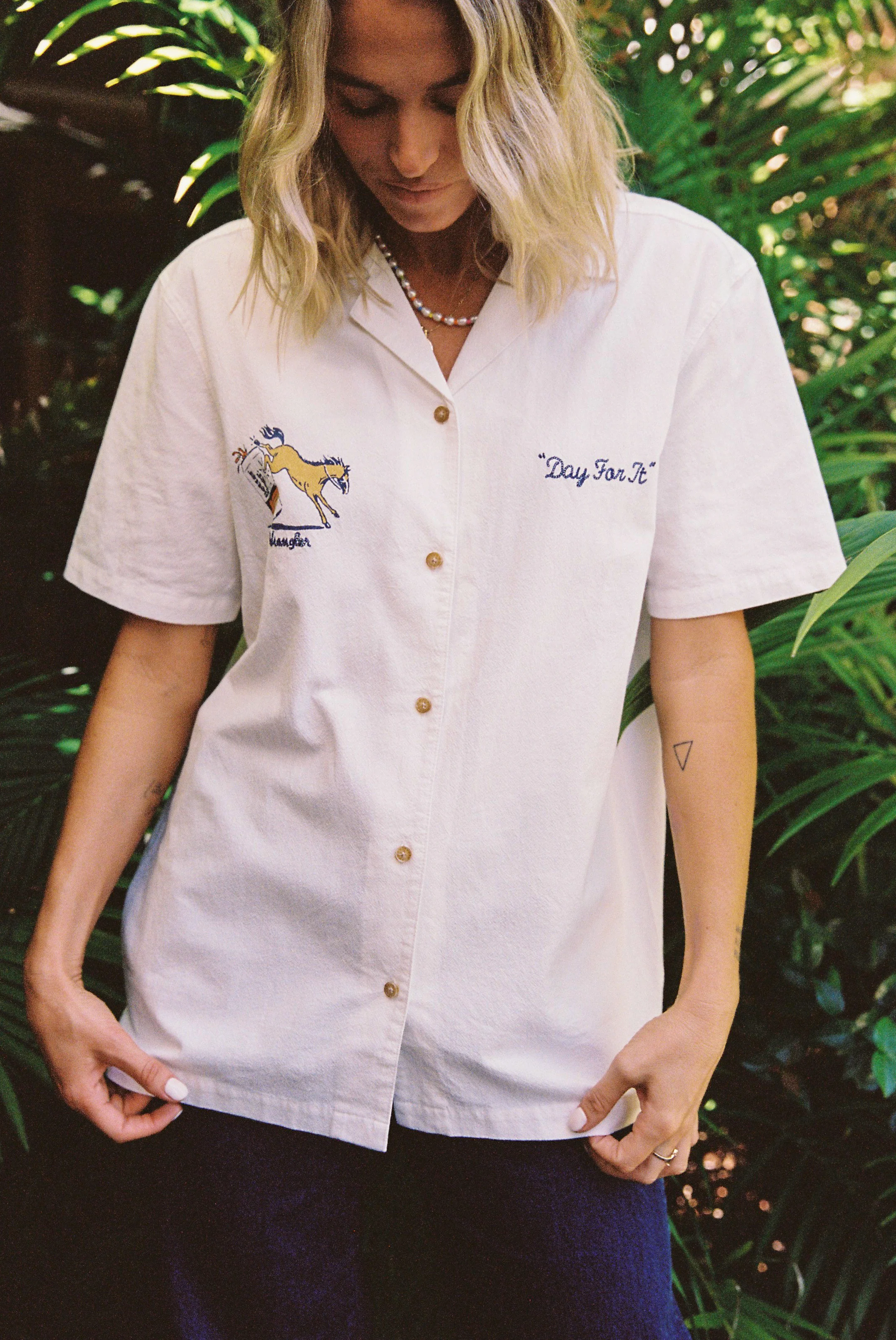Day For It Shirt - ECRU White - Image 9