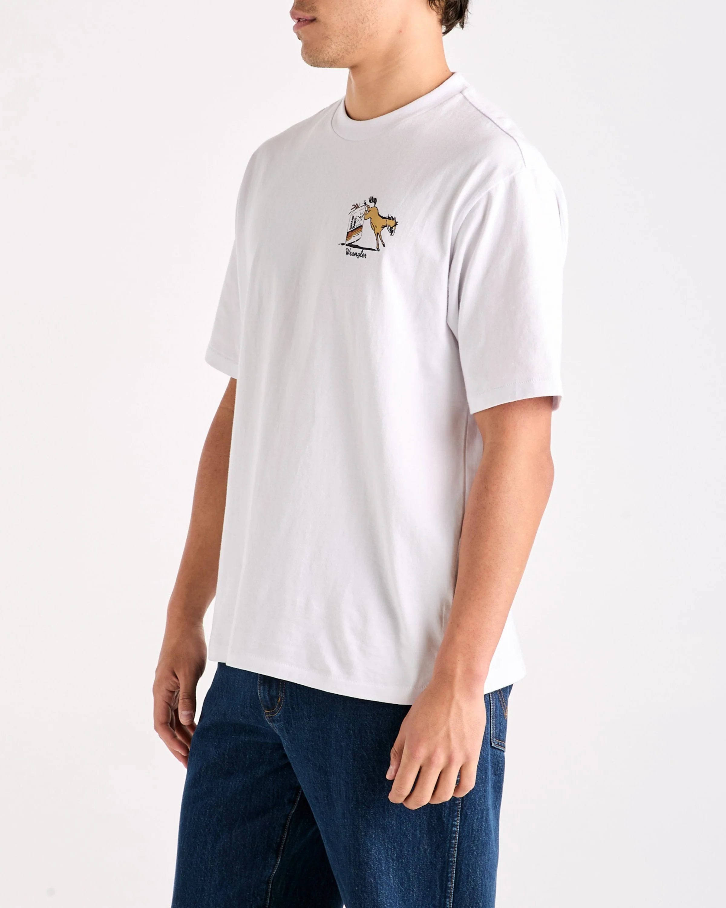 Kicked Slacker Tee - White - Image 3
