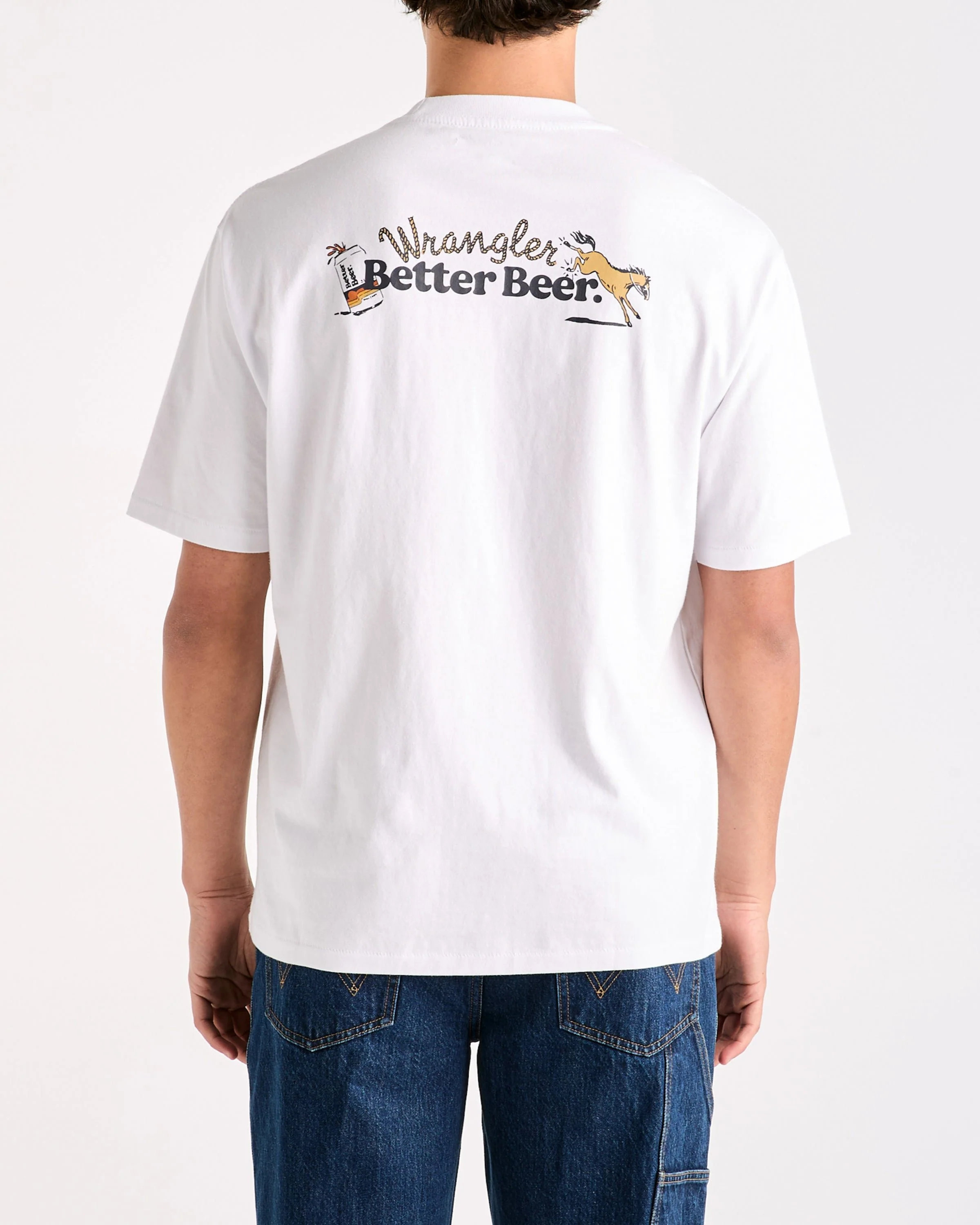 Kicked Slacker Tee - White - Image 4