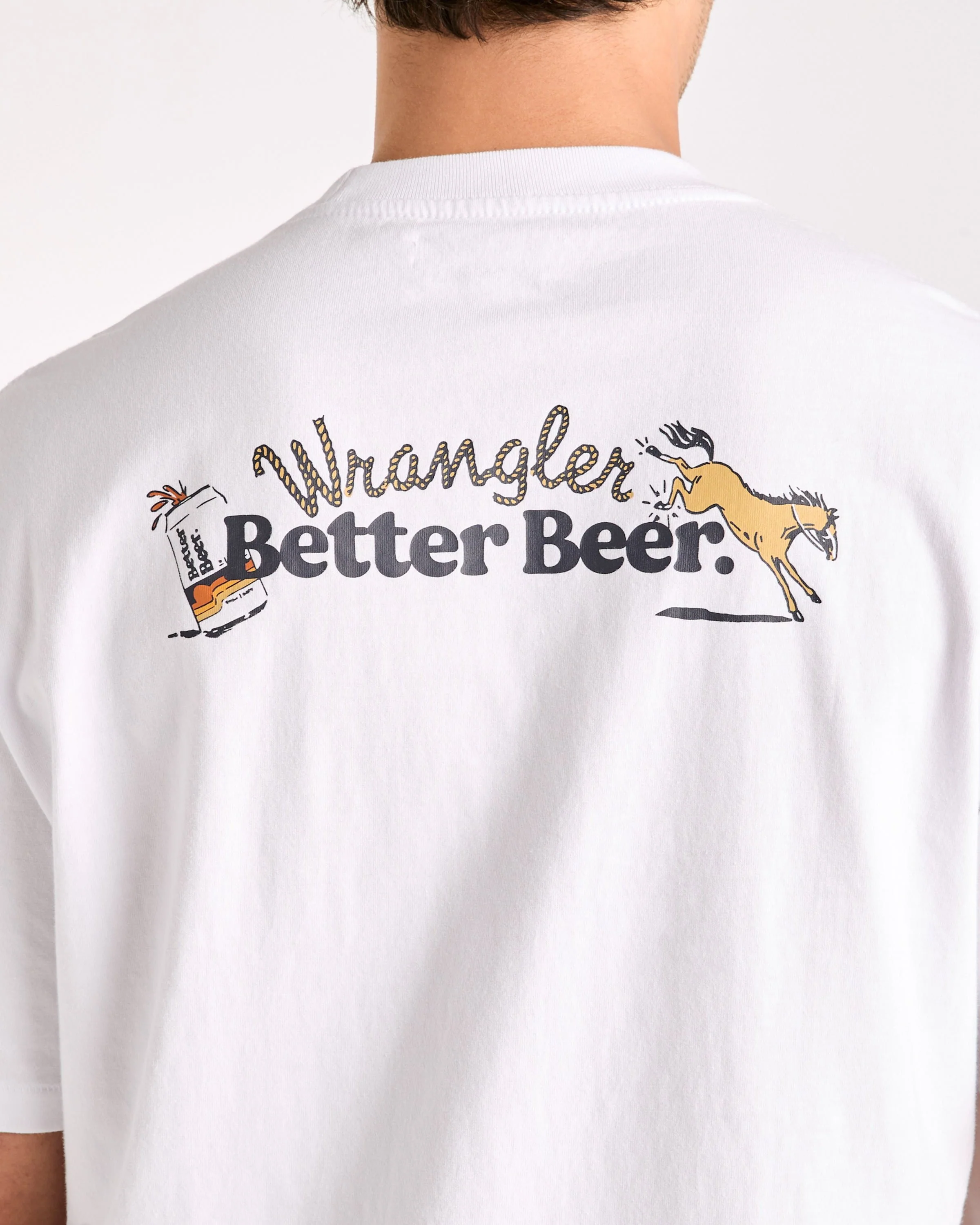 Kicked Slacker Tee - White - Image 5
