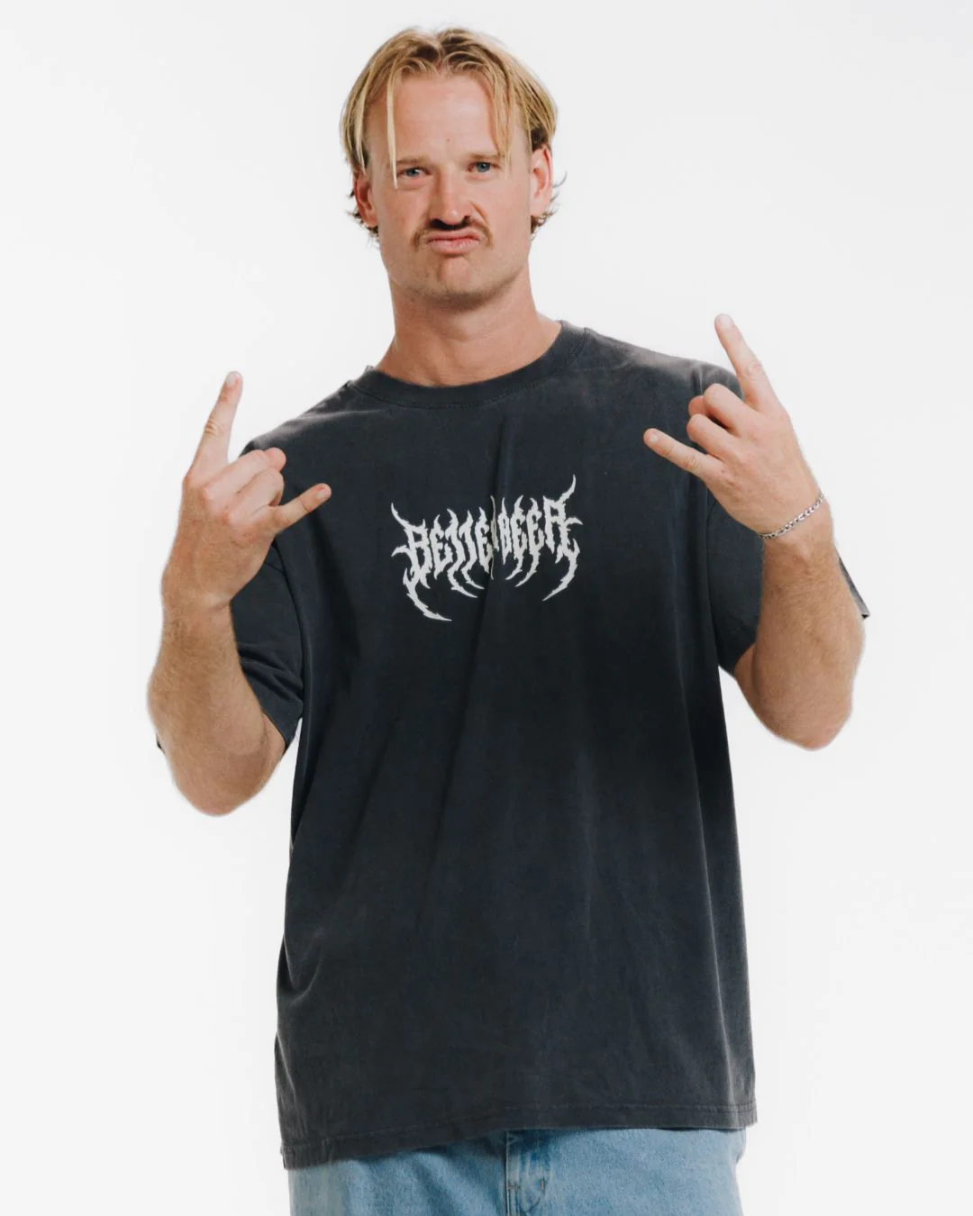 Metal Tee - Charcoal