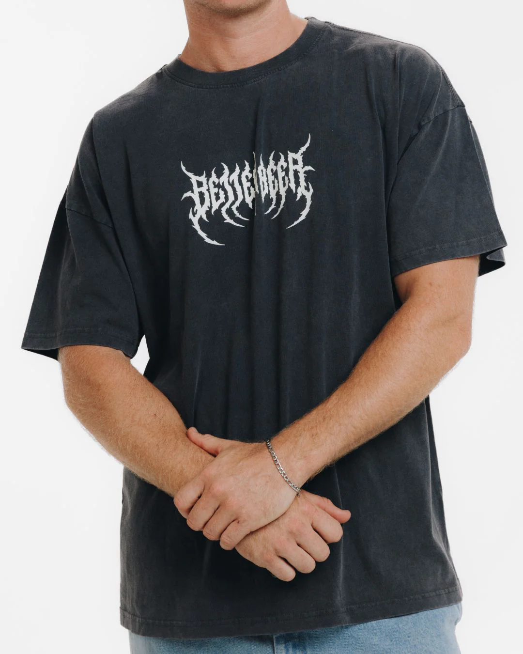Metal Tee - Charcoal - Image 2