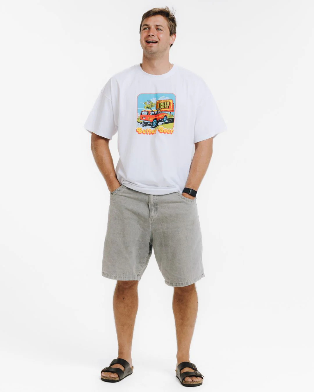 South Coast Road Trip Tee - White - Image 3