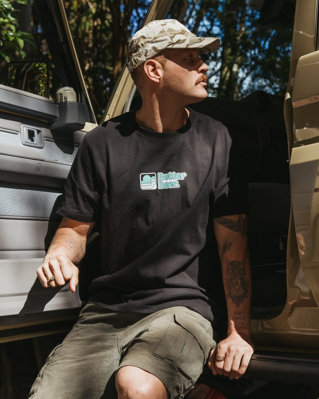 Sunset Icon Tee - Black - Image 7