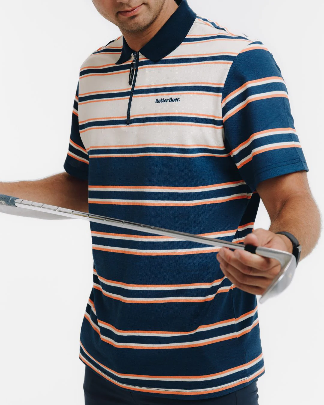 Pro Stripe Golf Polo - Image 4