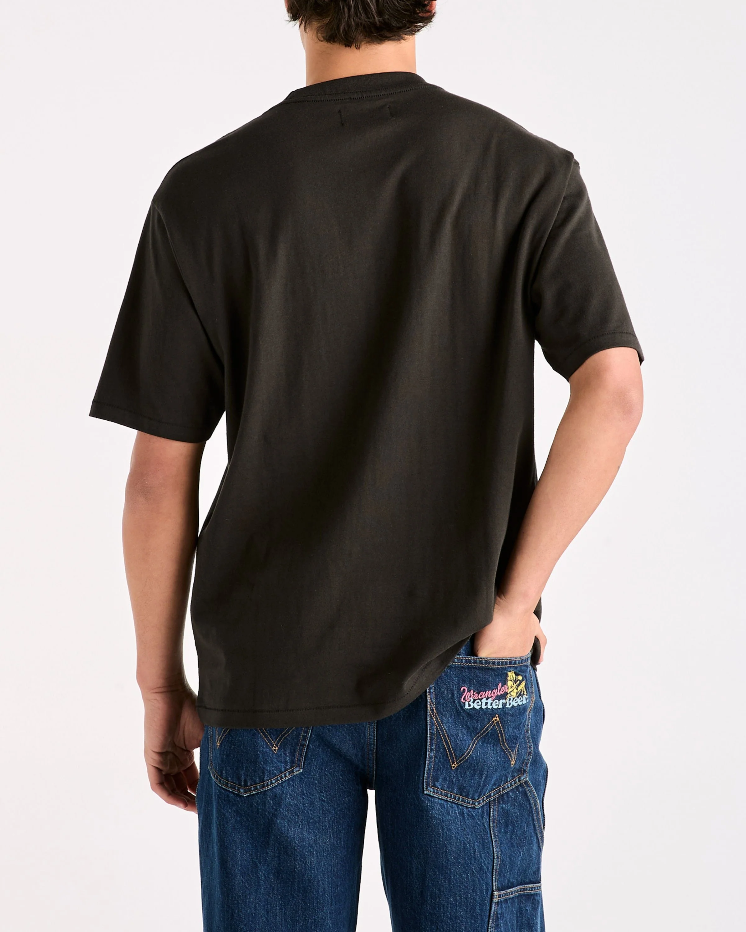 Thirsty Slacker Tee - Worn Black - Image 5