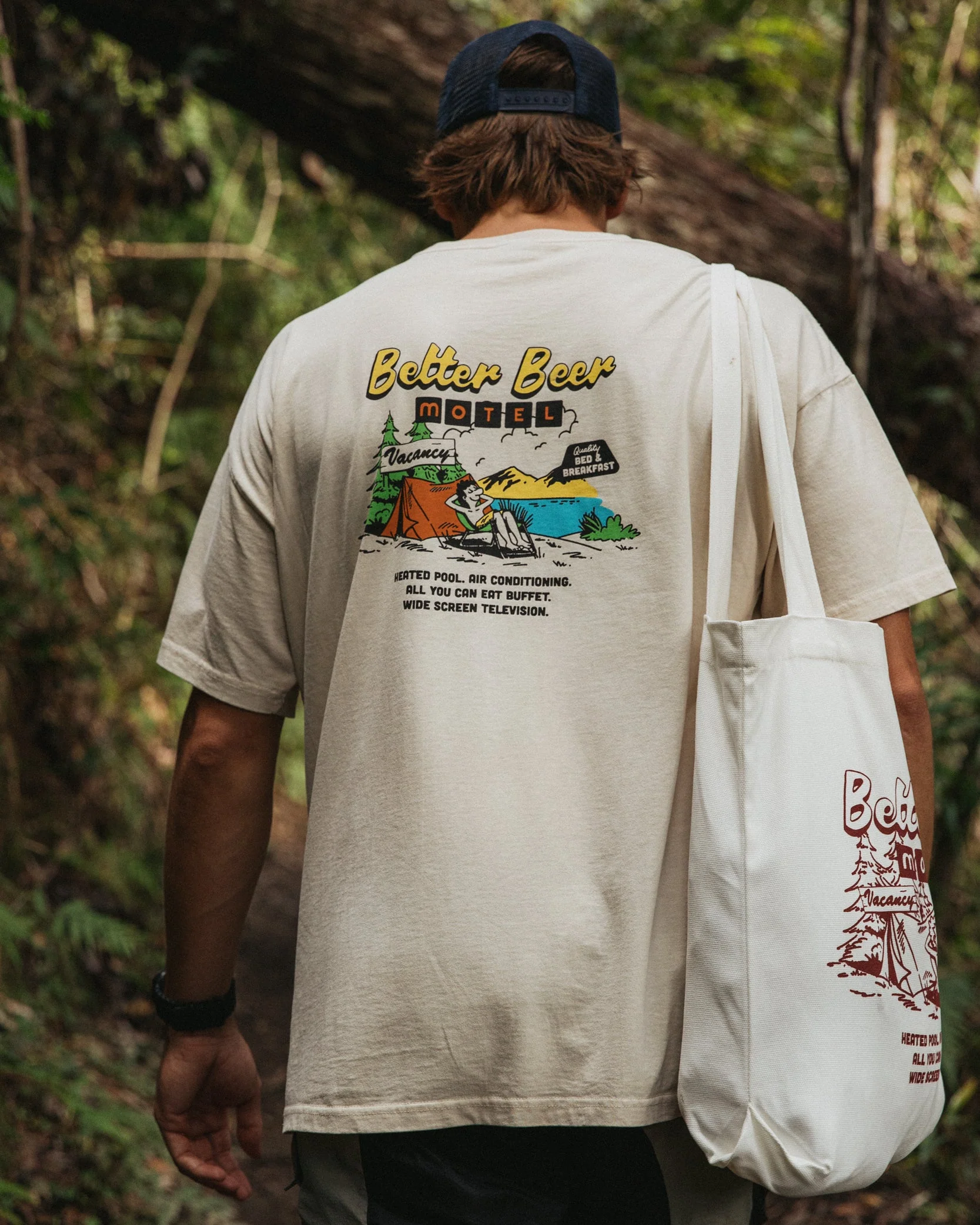 Vacancy Tee - Mylk - Image 3